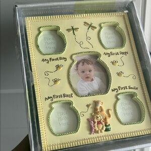 Disney Baby Blue and Green Milestone Frame